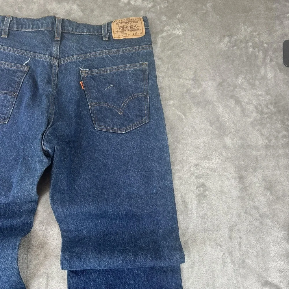Vintage Levi's 517 Jeans Mens 38x31 Blue Med Wash Regular Bootcut Denim USA